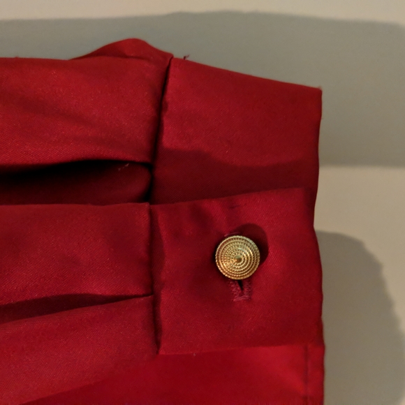 That's Me Red Silky blouse - Picture 4 of 4